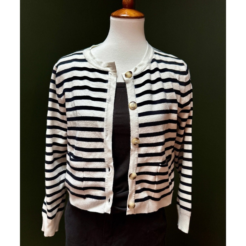 Gilli Striped Cardigan Women's Size S